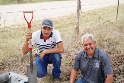 Mauro Botello and Grandson